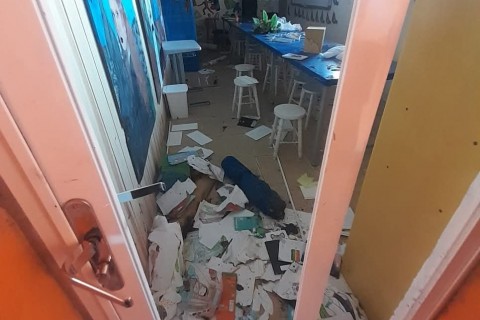 ESCOLA EM SÃO JOSÉ DO NORTE REGISTRA INVASÃO, VANDALISMO E ACIONA A POLÍCIA APÓS DEPREDAÇÕES